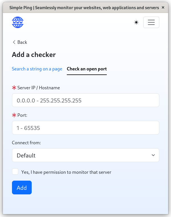 Simple Ping | Seamlessly monitor your websites, web applications and ...